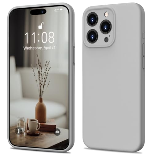 HGH Liquid Silikon für iPhone 14 Pro Max Hülle, Handyhülle für iPhone 14 Pro Max Case Dünn Kameraschutz Schutzhülle für iPhone 14 Pro Max Mikrofaser-Futter für iPhone 14 Pro Max,Kieselkalk HGH Liquid Silikon für iPhone 14 Pro Max Hülle, Handyhülle für iPhone 14 Pro Max Case Dünn Kameraschutz Schutzhülle für iPhone 14 Pro Max Mikrofaser-Futter für iPhone 14 Pro Max,Kieselkalk von HGH