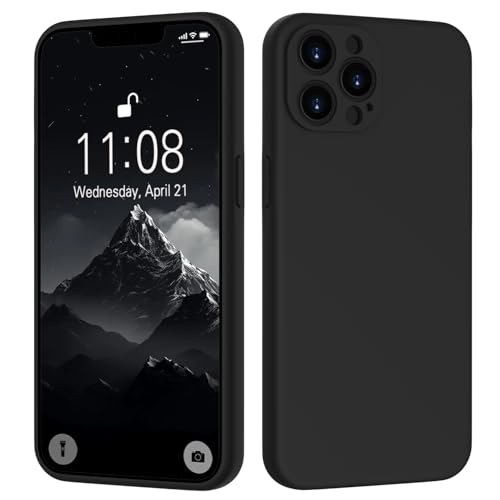 HGH Liquid Silikon für iPhone 14 Pro Max Hülle, Handyhülle für iPhone 14 Pro Max Case Dünn Kameraschutz Schutzhülle für iPhone 14 Pro Max Mikrofaser-Futter für iPhone 14 Pro Max,Matte Schwarz HGH Liquid Silikon für iPhone 14 Pro Max Hülle, Handyhülle für iPhone 14 Pro Max Case Dünn Kameraschutz Schutzhülle für iPhone 14 Pro Max Mikrofaser-Futter für iPhone 14 Pro Max,Matte Schwarz von HGH