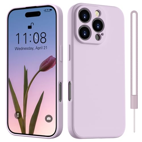 HGH für iPhone 16 Pro Max Hülle Silikon mit Lanyard, Handyhülle für iPhone 16 Pro Max Dünn Rundumschutz mit Microfiber-Innenfutter Schutzhülle 6.9" Lila HGH für iPhone 16 Pro Max Hülle Silikon mit Lanyard, Handyhülle für iPhone 16 Pro Max Dünn Rundumschutz mit Microfiber-Innenfutter Schutzhülle 6.9" Lila von HGH