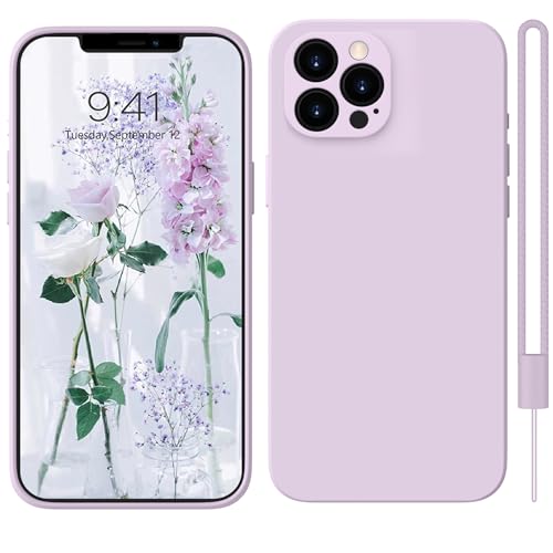 HGH für iPhone 12 Pro Max Hülle Silikon Lanyard, Handyhülle für iPhone 12 Pro Max Case Microfiber-Innenfutter Shockproof Kameraschutz Schutzhülle für iPhone 12 Pro Max - Lila HGH für iPhone 12 Pro Max Hülle Silikon Lanyard, Handyhülle für iPhone 12 Pro Max Case Microfiber-Innenfutter Shockproof Kameraschutz Schutzhülle für iPhone 12 Pro Max - Lila von HGH