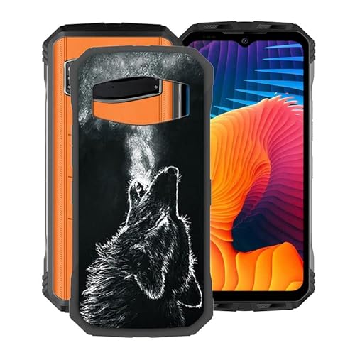 HGJTF Hülle für Doogee S100 (6.58"), Stoßfeste Kratzfeste Handyhülle Case, Dünn Weiche TPU Bumper (Anti-Fingerabdruck) Schutzhülle Tasche für Doogee S100 - Einsamkeit von HGJTF