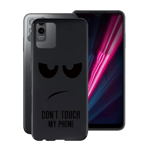 HGJTF Hülle für T-Mobile T Phone Pro 5G (6.82"), Stoßfeste Kratzfeste Handyhülle Case, Dünn Weiche TPU Bumper (Anti-Fingerabdruck) Schutzhülle Tasche für T-Mobile T Phone Pro 5G - Große Augen von HGJTF