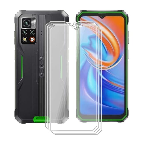 HGJTF Schutzfolie für Blackview BV9200 (6.6"), [4 Stück Display Schutzfolie aus Gehärtetem Glasfolie mit Härtegrad 9H], Ultradünner blasenfreier HD-Schutzfilm für Blackview BV9200 von HGJTF