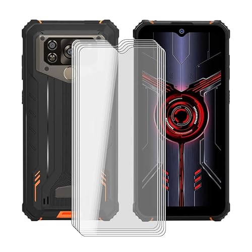 HGJTF Schutzfolie für Hotwav W10 Pro (6.53"), [5 Stück Display Schutzfolie aus Gehärtetem Glasfolie mit Härtegrad 9H], Ultradünner blasenfreier HD-Schutzfilm für Hotwav W10 Pro von HGJTF