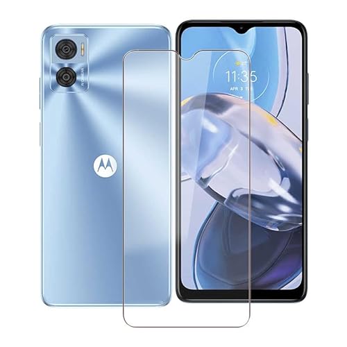 HGJTF Schutzfolie für Motorola Moto E22i (6.5"), [1 Stück Display Schutzfolie aus Gehärtetem Glasfolie mit Härtegrad 9H], Ultradünner blasenfreier HD-Schutzfilm für Motorola Moto E22i von HGJTF
