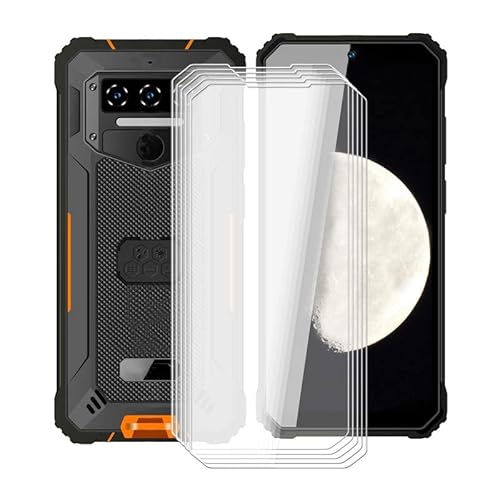HGJTF Schutzfolie für Oukitel WP23 (6.52"), [5 Stück Display Schutzfolie aus Gehärtetem Glasfolie mit Härtegrad 9H], Ultradünner blasenfreier HD-Schutzfilm für Oukitel WP23 von HGJTF