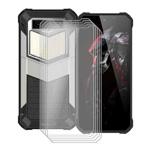 HGJTF Schutzfolie für Oukitel WP26 (6.58"), [5 Stück Display Schutzfolie aus Gehärtetem Glasfolie mit Härtegrad 9H], Ultradünner blasenfreier HD-Schutzfilm für Oukitel WP26 von HGJTF