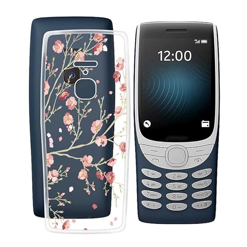 HGJTF für Nokia 8210 4G Hülle (2.8"), Ultra Dünn Silikon Bumper Stoßfest Handyhülle Schale Tasche, Transparent Weiche TPU Anti-Kratzer Cover Schutzhülle für Nokia 8210 4G - WM84 von HGJTF