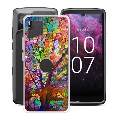 HGJTFANY Hülle für Crosscall Stellar M6 (6.10"), Transparent Stoßfest Weiche Silikon Handyhülle Case für Crosscall Stellar M6 Ultra Dünn Anti-Kratzer TPU Schutzhülle Cover - WMB74 von HGJTFANY