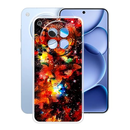 HGJTFANY Hülle für Oppo Find X8s (6.32"), Transparent Stoßfest Weiche Silikon Handyhülle Case für Oppo Find X8s Ultra Dünn Anti-Kratzer TPU Schutzhülle Cover - XT147 von HGJTFANY