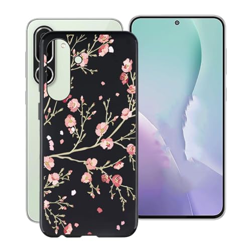 HGJTFANY Hülle für Samsung Galaxy M56 (6.74"), Stoßfeste Kratzfeste Handyhülle Case, Ultra Dünn Weiche TPU Bumper (Anti-Fingerabdruck) Schutzhülle Tasche für Samsung Galaxy M56 - Kamelie von HGJTFANY