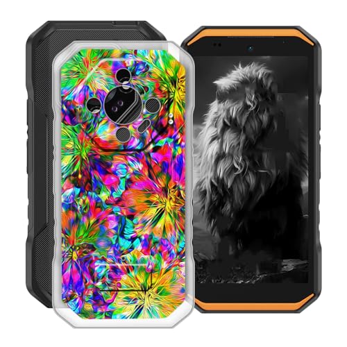 HGJTFANY Hülle für Ulefone Armor X32 (5.65"), Transparent Stoßfest Weiche Silikon Handyhülle Case für Ulefone Armor X32 Ultra Dünn Anti-Kratzer TPU Schutzhülle Cover - XT117 von HGJTFANY