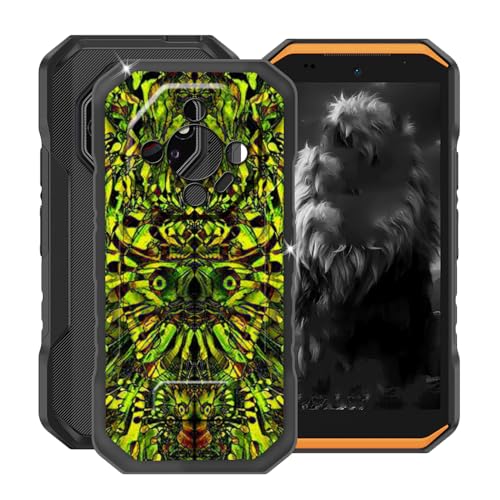 HGJTFANY Hülle für Ulefone Armor X32 Pro (6.56"), Stoßfeste Kratzfeste Handyhülle Case, Ultra Dünn Weiche TPU Bumper (Anti-Fingerabdruck) Schutzhülle Tasche für Ulefone Armor X32 Pro - Grüner Kobold von HGJTFANY