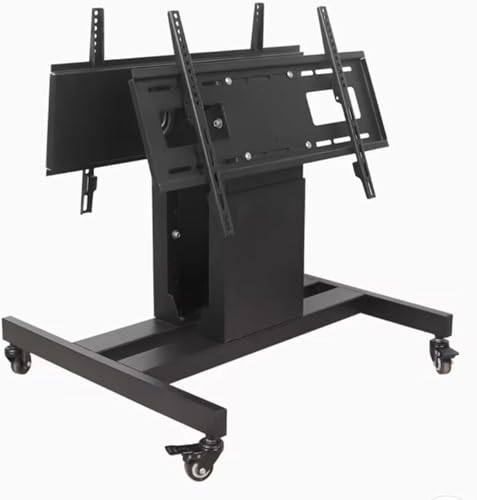 HGOuhK Mobiler TV-Ständer, mobiler TV-Wagen auf Rädern, tragbarer Boden-TV-Ständer hält max. VESA 600 x 400, mobiler TV-Wagen auf Rädern HGOuhK Mobiler TV-Ständer, mobiler TV-Wagen auf Rädern, tragbarer Boden-TV-Ständer hält max. VESA 600 x 400, mobiler TV-Wagen auf Rädern von HGOuhK