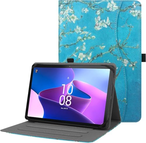 HGWALP Universal Hülle für 9",9.7",10.1",10.2",10.5",10.9",11" Zoll Tablet,Multi-Viewing Angles PU Leder Stand Folio Hülle mit Handschlaufe für 9-11 Zoll Tablet,mit verstellbarem Silikon Band-AF HGWALP Universal Hülle für 9",9.7",10.1",10.2",10.5",10.9",11" Zoll Tablet,Multi-Viewing Angles PU Leder Stand Folio Hülle mit Handschlaufe für 9-11 Zoll Tablet,mit verstellbarem Silikon Band-AF von HGWALP
