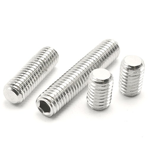 #4-40 UNC Gewindestifte mit Innensechskant, 100 Stück (#4-40 x 1/4 Zoll) von HH FASTENERS