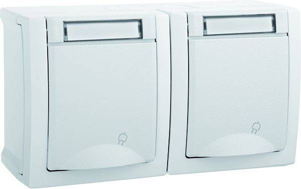 Panasonic Pacific Schuko ws 90591188-DE Steckdose 2-fach waagrecht FR-AP IP54 Panasonic Pacific Schuko ws 90591188-DE Steckdose 2-fach waagrecht FR-AP IP54 von HHG GmbH