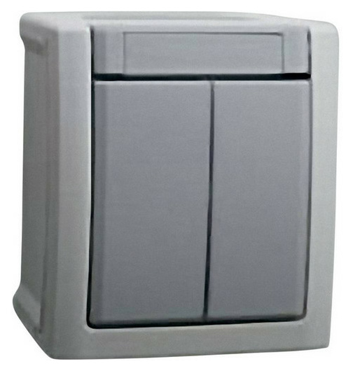 HHG 90591018-DE Jalousieschalter FR-Aufputz von HHG
