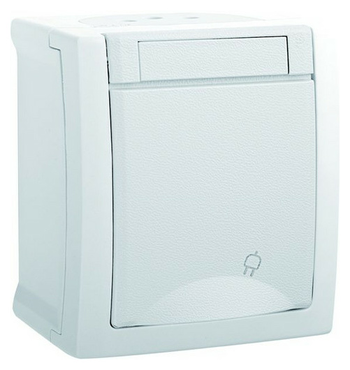 HHG 90591108-DE Steckdose FR-Aufputz weiß HHG 90591108-DE Steckdose FR-Aufputz weiß von HHG