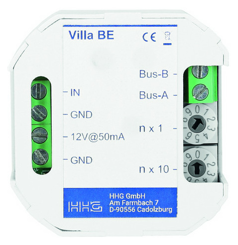 HHG Villa BE Bus-Eingangsmodul 12V von HHG