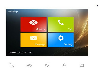 HHG Villa M Video-Innenstation, 7 Zoll Touchscreen-Farbmonitor HHG Villa M Video-Innenstation, 7 Zoll Touchscreen-Farbmonitor von HHG