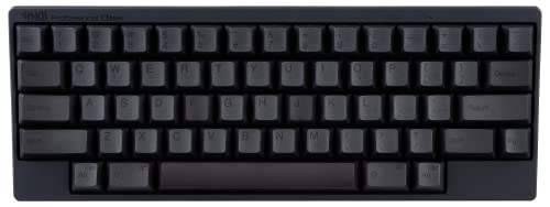 HHKB Classic Tastatur PD-KB401B, Gedruckte Tastenkappen, Professionelle Mechanische 60% Tastatur, USB-C (Holzkohlenschwarz) von HHKB