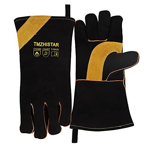 HHPROTECT Grillhandschuhe Hitzebeständig Ofenhandschuhe Backhandschuhe BBQ Feuerfeste Handschuhe für Backen , Grillen, Kochen von HHPROTECT