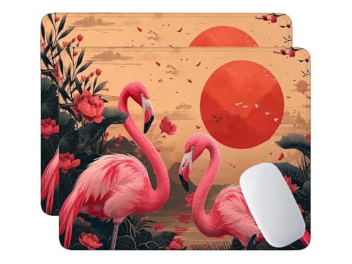 2 Pack Mauspad, Mousepad Flamingo, Mousepads mit Vernähte Kanten, 180x230 mm Mouse Pad mit Anti-Rutsch-Gummiboden,wasserdichte Verschleißfest Strapazierfähig Mauspads, Gaming Mousepad S-479 2 Pack Mauspad, Mousepad Flamingo, Mousepads mit Vernähte Kanten, 180x230 mm Mouse Pad mit Anti-Rutsch-Gummiboden,wasserdichte Verschleißfest Strapazierfähig Mauspads, Gaming Mousepad S-479 von HHQGOUYG