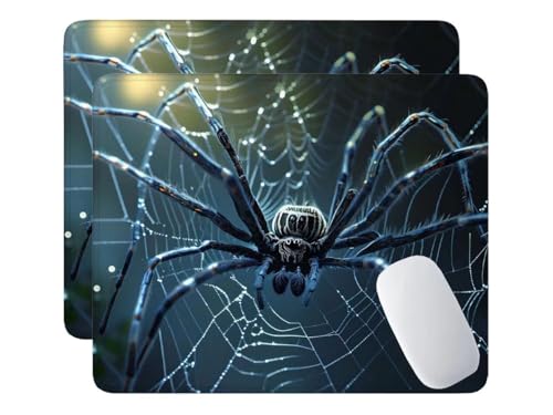 2 Pack Mauspad, Mousepad Spinne, Mousepads mit Vernähte Kanten, 290x240 mm Mouse Pad mit Anti-Rutsch-Gummiboden,wasserdichte Verschleißfest Strapazierfähig Mauspads, Gaming Mousepad S-1046 2 Pack Mauspad, Mousepad Spinne, Mousepads mit Vernähte Kanten, 290x240 mm Mouse Pad mit Anti-Rutsch-Gummiboden,wasserdichte Verschleißfest Strapazierfähig Mauspads, Gaming Mousepad S-1046 von HHQGOUYG
