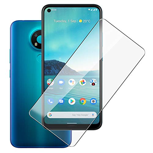 HHUAN - 1 Pack Gehärtetes Glas für Nokia 3.4, 9H Härtegrad Anti Kratzen Tempered Glass Folie Display schutzfolie Film für Nokia 3.4 (6.39") von HHUAN