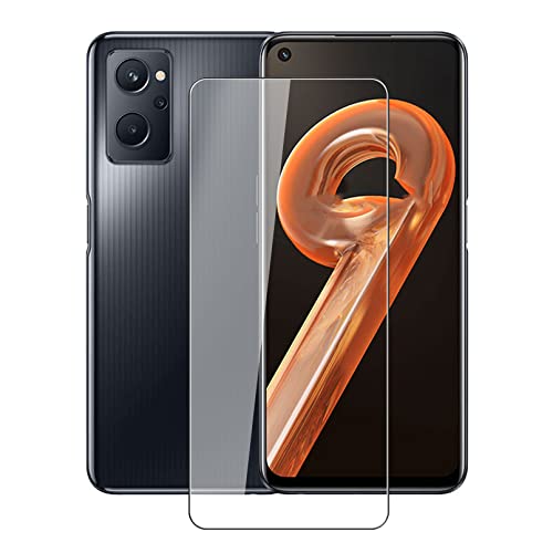 HHUAN - 1 Pack Gehärtetes Glas für Realme 9i RMX3491, 9H Härtegrad Anti Kratzen Tempered Glass Folie Display schutzfolie Film für Realme 9i RMX3491 (6.60") von HHUAN