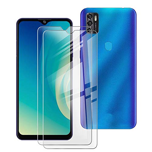 HHUAN - 2 Pack Gehärtetes Glas für ZTE Blade A7s 2020, 9H Härtegrad Anti Kratzen Tempered Glass Folie Display schutzfolie Film für ZTE Blade A7s 2020 (6.50") von HHUAN
