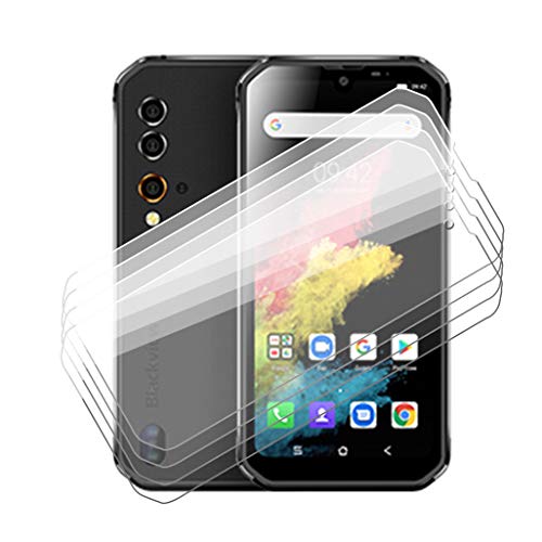 HHUAN - 4 Pack Gehärtetes Glas für Blackview BV9900 Pro, 9H Härtegrad Anti Kratzen Tempered Glass Folie Display schutzfolie Film für Blackview BV9900 Pro (5.84") von HHUAN