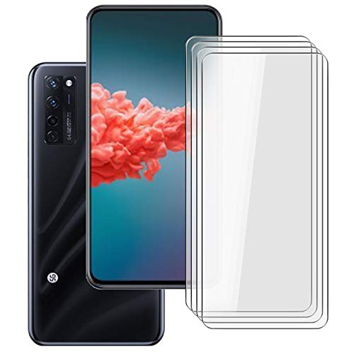 HHUAN - 4 Pack Gehärtetes Glas für ZTE Axon 20 4G, 9H Härtegrad Anti Kratzen Tempered Glass Folie Display schutzfolie Film für ZTE Axon 20 4G (6.92") von HHUAN