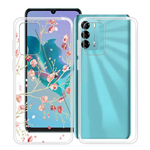 HHUAN Handyhülle Hülle für ZTE Blade V40 Vita (6.75"), Ultradünn Anti-Vergilbung Weiche Silikon Case Tasche, Transparent TPU Bumper Stoßfest Cover Schutzhülle für ZTE Blade V40 Vita - 2 Stücke von HHUAN