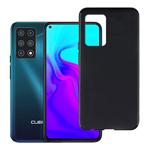 HHUAN Hülle Schwarz für Cubot X30, Weiche Silikon Stoßfest Handyhülle Case Tasche Schale Bumper TPU Schutzhülle Cover für Cubot X30 (6.4") - Black von HHUAN