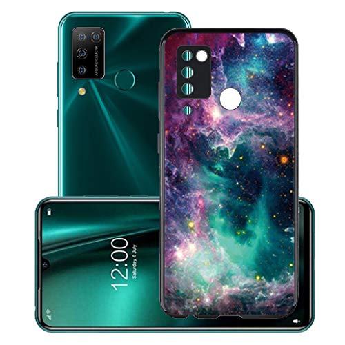 HHUAN Hülle Schwarz für Doogee N20 Pro, Weiche Silikon Stoßfest Handyhülle Case Tasche Schale Bumper TPU Schutzhülle Cover für Doogee N20 Pro (6.30") - WMA33 von HHUAN