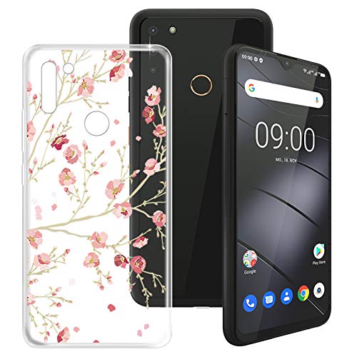 HHUAN Hülle für Gigaset GS4 (6.30"), Transparent Weiche Silikon Handyhülle Tasche TPU Bumper Stoßfest Schutzhülle Case Cover für Gigaset GS4 - WM84 von HHUAN