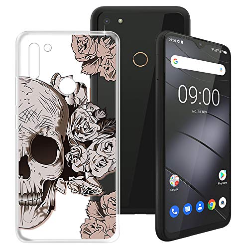 HHUAN Hülle für Gigaset GS4 (6.30"), Transparent Weiche Silikon Handyhülle Tasche TPU Bumper Stoßfest Schutzhülle Case Cover für Gigaset GS4 - YB43 von HHUAN