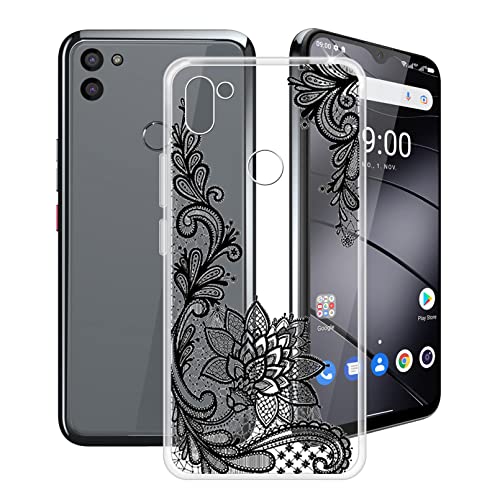 HHUAN Hülle für Gigaset GS5 (6.30"), Transparent Anti-Kratzen Weiche Silikon Handyhülle Tasche, Stoßfest TPU Bumper Schutzhülle Case Cover für Gigaset GS5 - WM108 von HHUAN