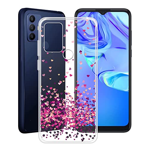 HHUAN Hülle für TCL 30 SE (6.52"), Ultradünn, Anti-Vergilbung, Transparent Weiche Silikon Handyhülle Tasche, Stoßfest TPU Bumper Case Cover Schutzhülle für TCL 30 SE - WM85 von HHUAN