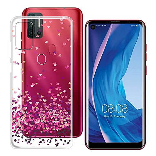 HHUAN Hülle für Ulefone Note 11P (6.55"), Transparent Anti-Vergilbung Weiche Silikon Handyhülle Tasche TPU Bumper Stoßfest Schutzhülle Case Cover für Ulefone Note 11P - WM85 von HHUAN