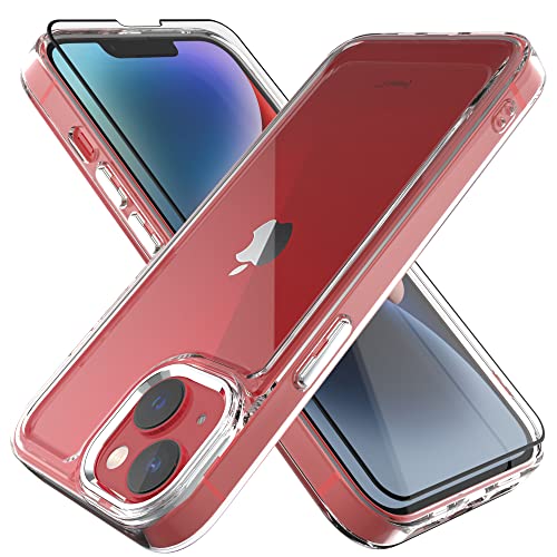 HHUIWIND Klare Hülle für iPhone 14 6.1 Zoll,Stoßfeste dünne Transparente Silikon TPU Vergilbungsresistent Handyhülle - Turchsichtig von HHUIWIND