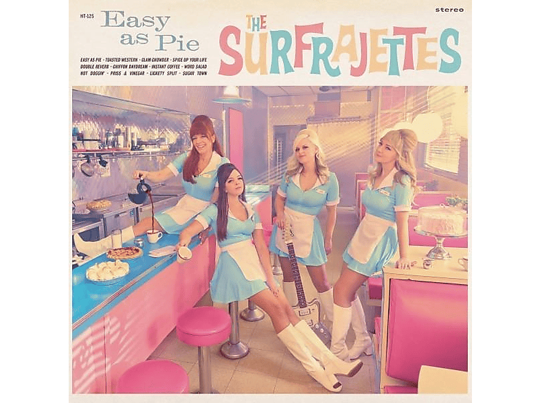 The Surfrajettes - Easy as Pie (Key Lime Colored Vinyl) (Vinyl) von HI-TIDE RE