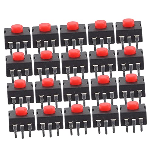 HIAKDOFT 20Stücke Mini Taschenlampenschalter mit Druckknopf Latching Brennerknöpfe für Elektronikprojekte Heimgeräte Einfach zu Installieren Robustes Design für Taschenlampen HIAKDOFT 20Stücke Mini Taschenlampenschalter mit Druckknopf Latching Brennerknöpfe für Elektronikprojekte Heimgeräte Einfach zu Installieren Robustes Design für Taschenlampen von HIAKDOFT