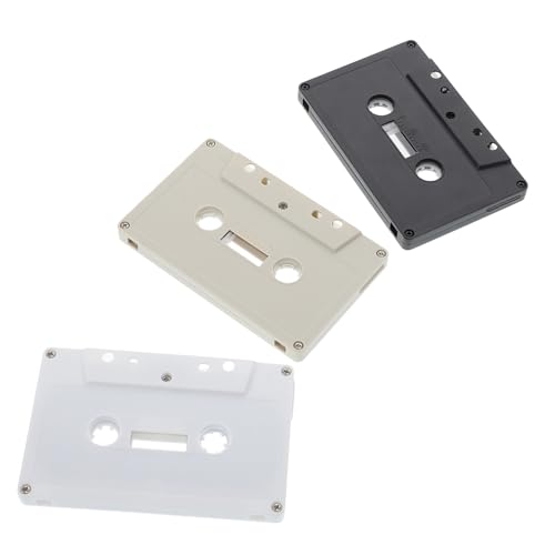 HIAKDOFT 3 Stück Banddekoration Kassettenhalter Audiokassetten Kassettenrecorder Musikkassetten Kassettenspeicher Kassettenklebebahn Leere Kassette Kassettengehäuse Mikrokassetten Plastik HIAKDOFT 3 Stück Banddekoration Kassettenhalter Audiokassetten Kassettenrecorder Musikkassetten Kassettenspeicher Kassettenklebebahn Leere Kassette Kassettengehäuse Mikrokassetten Plastik von HIAKDOFT