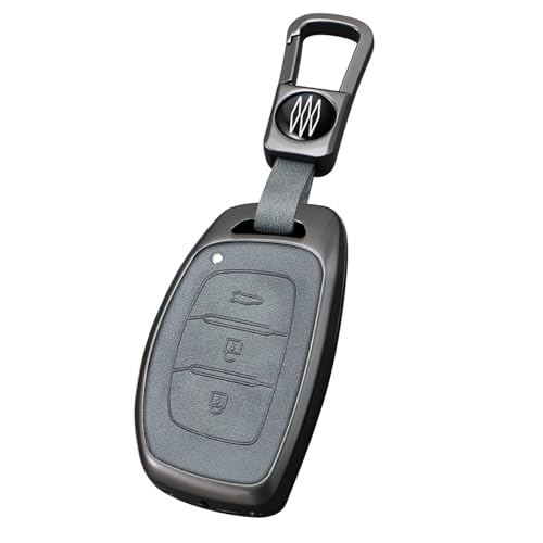 HIBEYO Autoschlüssel hülle Passt für Hyundai Keyless Solaris iX35 i30 Tucson Santa Fe Accent i20 ix25 Leder schlüsselabdeckung Schlüsselbox Taschenschale Schlüsselanhänger Schlüsselbund Autozubehör-A HIBEYO Autoschlüssel hülle Passt für Hyundai Keyless Solaris iX35 i30 Tucson Santa Fe Accent i20 ix25 Leder schlüsselabdeckung Schlüsselbox Taschenschale Schlüsselanhänger Schlüsselbund Autozubehör-A von HIBEYO