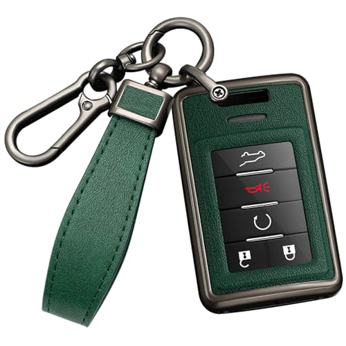 HIBEYO Keyless Autoschlüssel Hülle passt für Cadillac Schutzhülle schlüssel hülle für Cadillac Escalade ATS ATSL BLS Cts DTS XTS XLS für Chevrolet C6 C7 Corvette Schlüsselanhänger-Schwarz Grün HIBEYO Keyless Autoschlüssel Hülle passt für Cadillac Schutzhülle schlüssel hülle für Cadillac Escalade ATS ATSL BLS Cts DTS XTS XLS für Chevrolet C6 C7 Corvette Schlüsselanhänger-Schwarz Grün von HIBEYO
