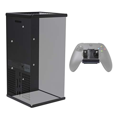 HIDEit Halterungen für Xbox Series X und Controller, Stahlhalterung für Series X und Xbox Controller, Pro Bundle Wall Mount Kit für Xbox Series X und Rubber Dipped Controller Halter, British HIDEit Halterungen für Xbox Series X und Controller, Stahlhalterung für Series X und Xbox Controller, Pro Bundle Wall Mount Kit für Xbox Series X und Rubber Dipped Controller Halter, British von HIDEit Mounts
