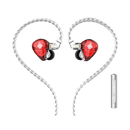 HIDIZS MS1-Rainbow In-Ear-Monitor-Kopfhörer, hochauflösende IEMs-Kopfhörer mit abnehmbarem Kabel, Polymermembran HiFi-Bassgeräuschunterdrückung Sportkopfhörer für Android-Smartphones HIDIZS MS1-Rainbow In-Ear-Monitor-Kopfhörer, hochauflösende IEMs-Kopfhörer mit abnehmbarem Kabel, Polymermembran HiFi-Bassgeräuschunterdrückung Sportkopfhörer für Android-Smartphones von HIDIZS